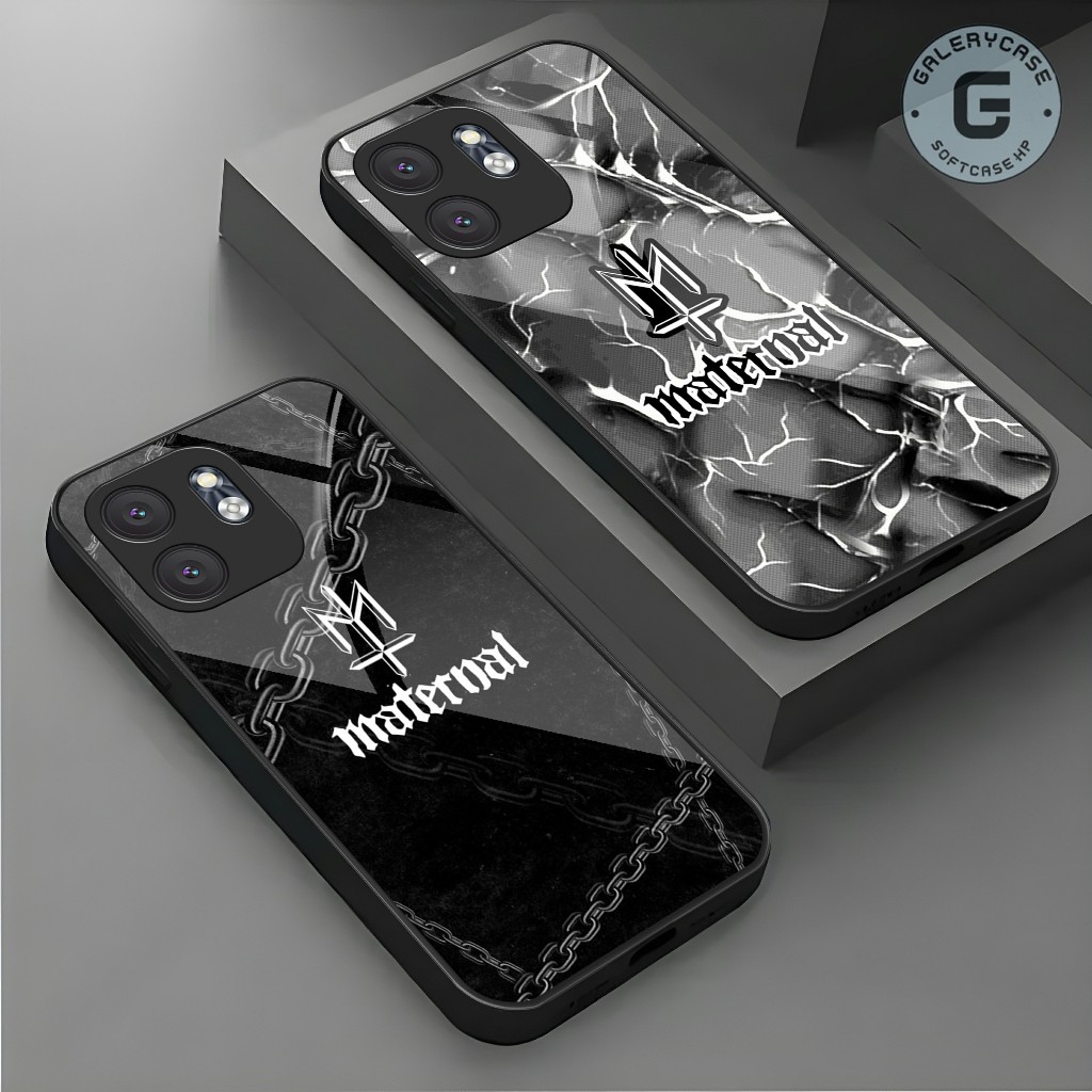 Casing hp INFINIX softcase glass case Handphone INFINIX - Pelindung Handphone - Aksesoris Handphone