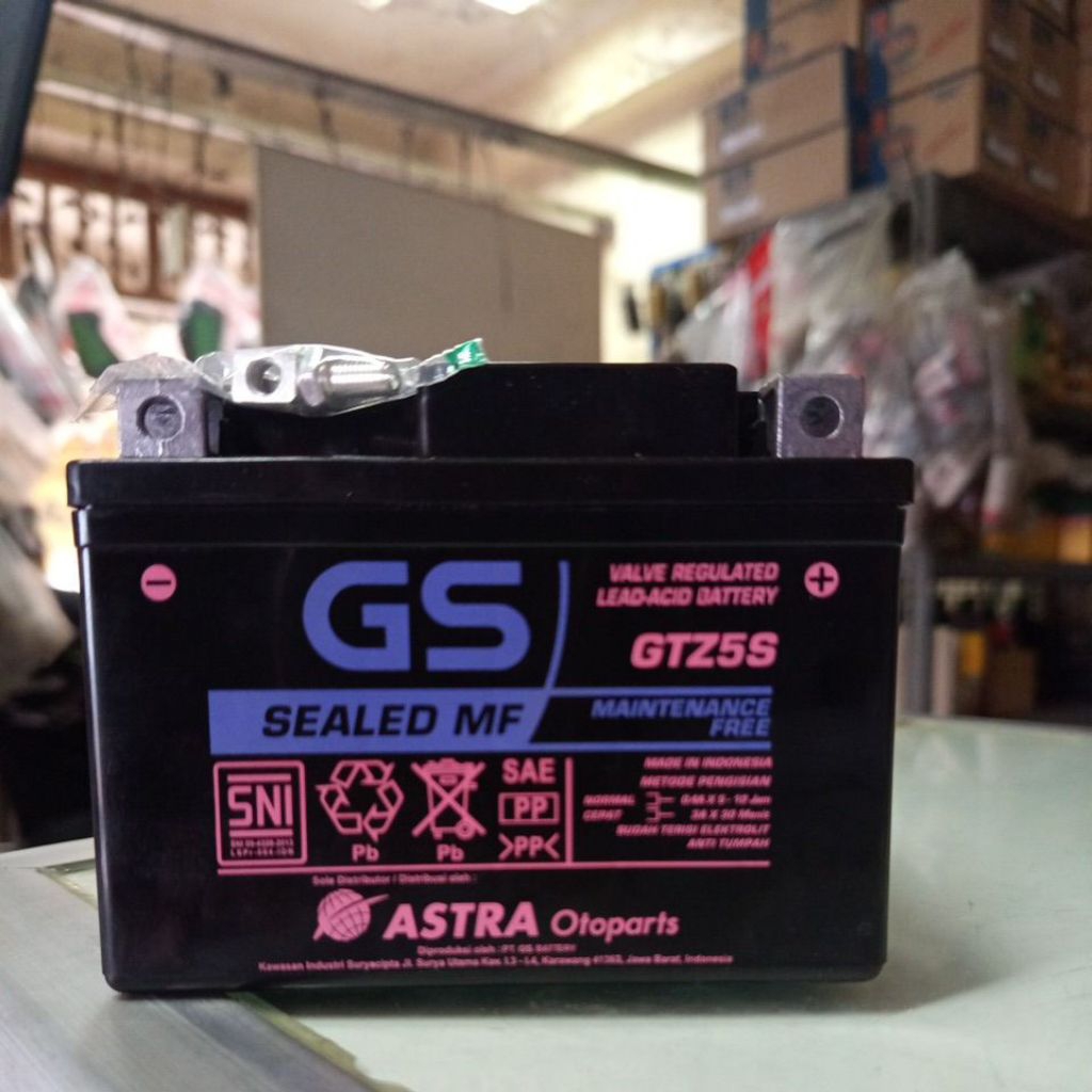 Aki Motor GS ASTRA GTZ5S Original