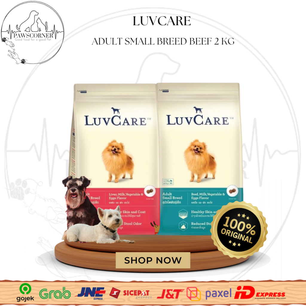 Dog Food - Luvcare Adult Small Breed Beef 2kg