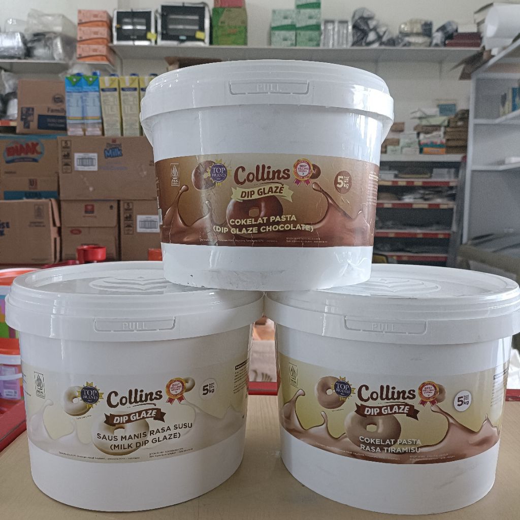 

COLLINS DIP GLAZE ( 5KG )