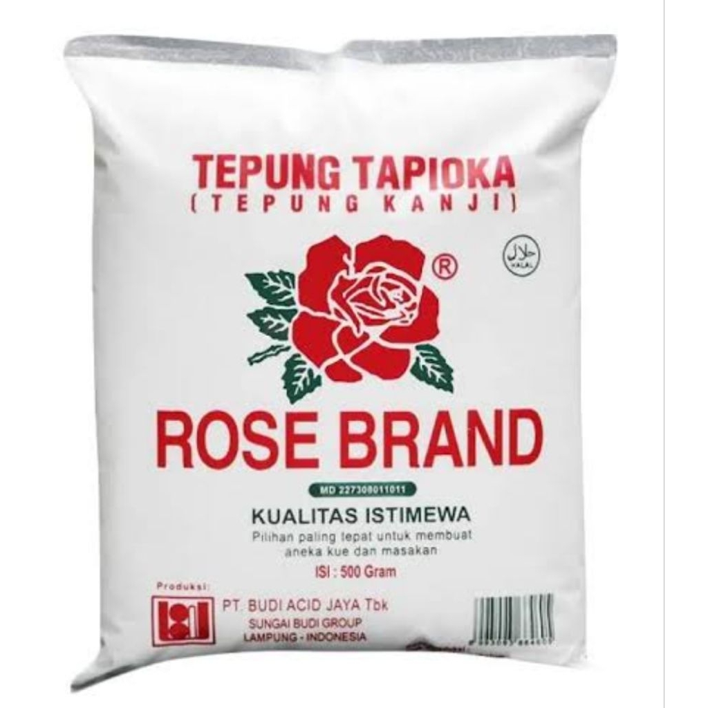 

Marfel Bahan Kue - Tepung Tapioka Rose Brand