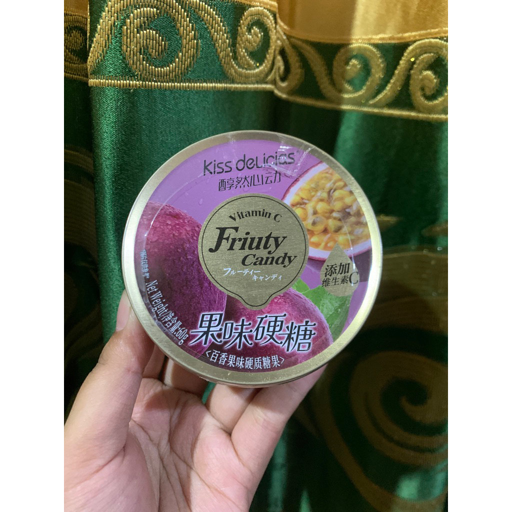 

Kiss delicias Friuty Candy Rasa Markisa