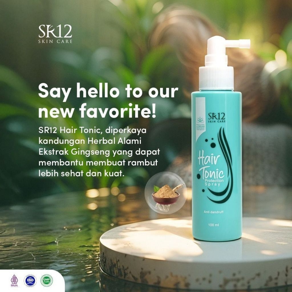 HAIR TONIC SR12 | HAIR CARE MENGURANGI KETOMBE DAN RAMBUT RONTOK| PERAWATAN RAMBUT