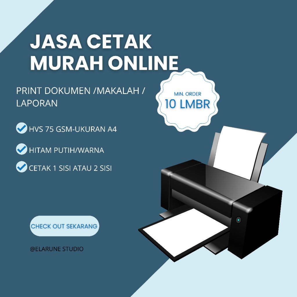 

Jasa Cetak Dokumen Murah bisa 1 sisi atau 2 sisi