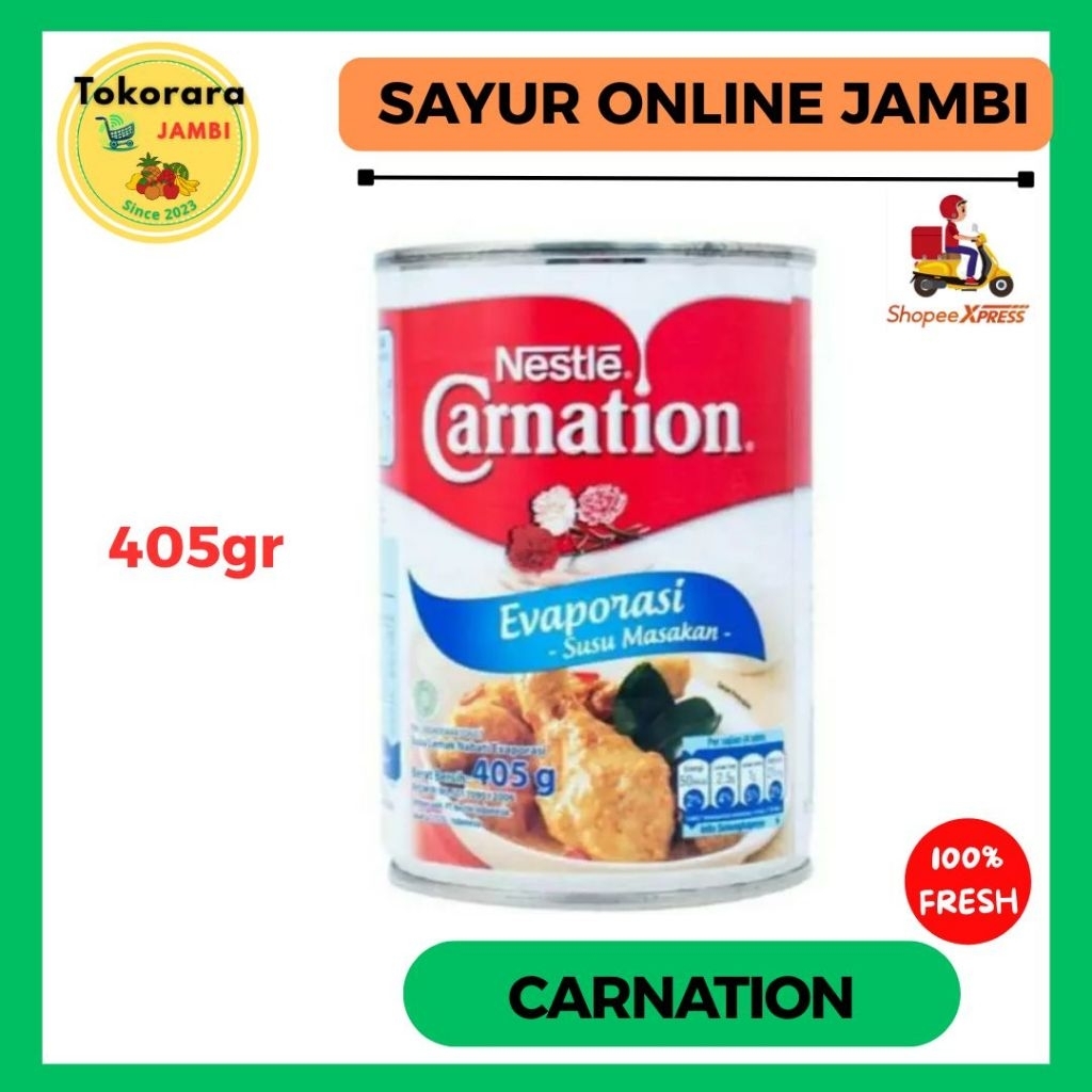 

Susu Evaporasi carnation 405g-Tokorara.Jambi