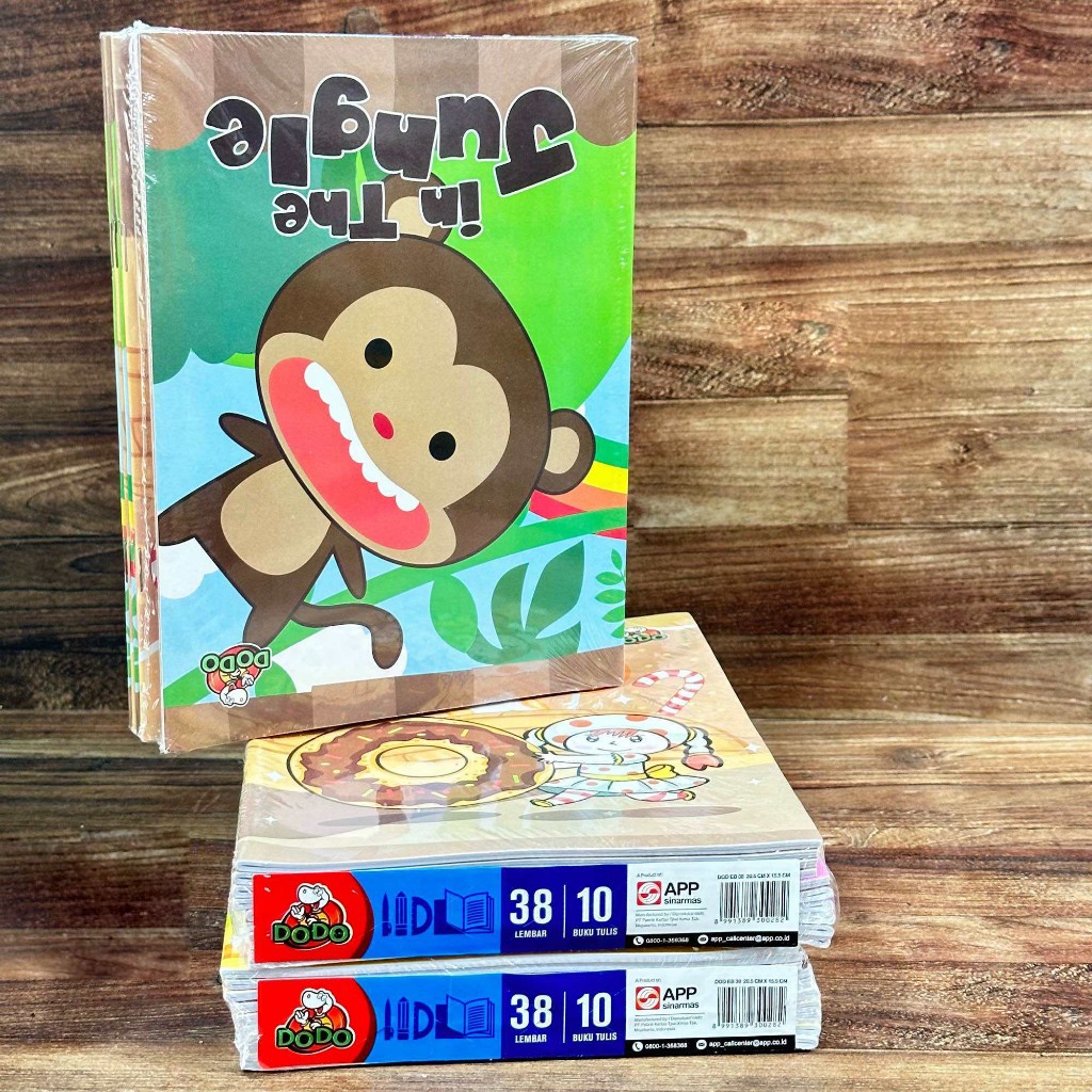 

Buku Tulis Sekolah | Merk DODO 38 Lembar 1 Pax ( 10 Buku )