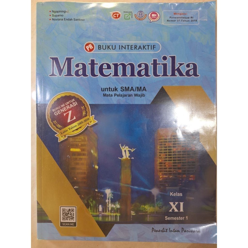 LKS Matematika / Kelas 11 SMA Semester 1 / Penerbit Intan Pariwara