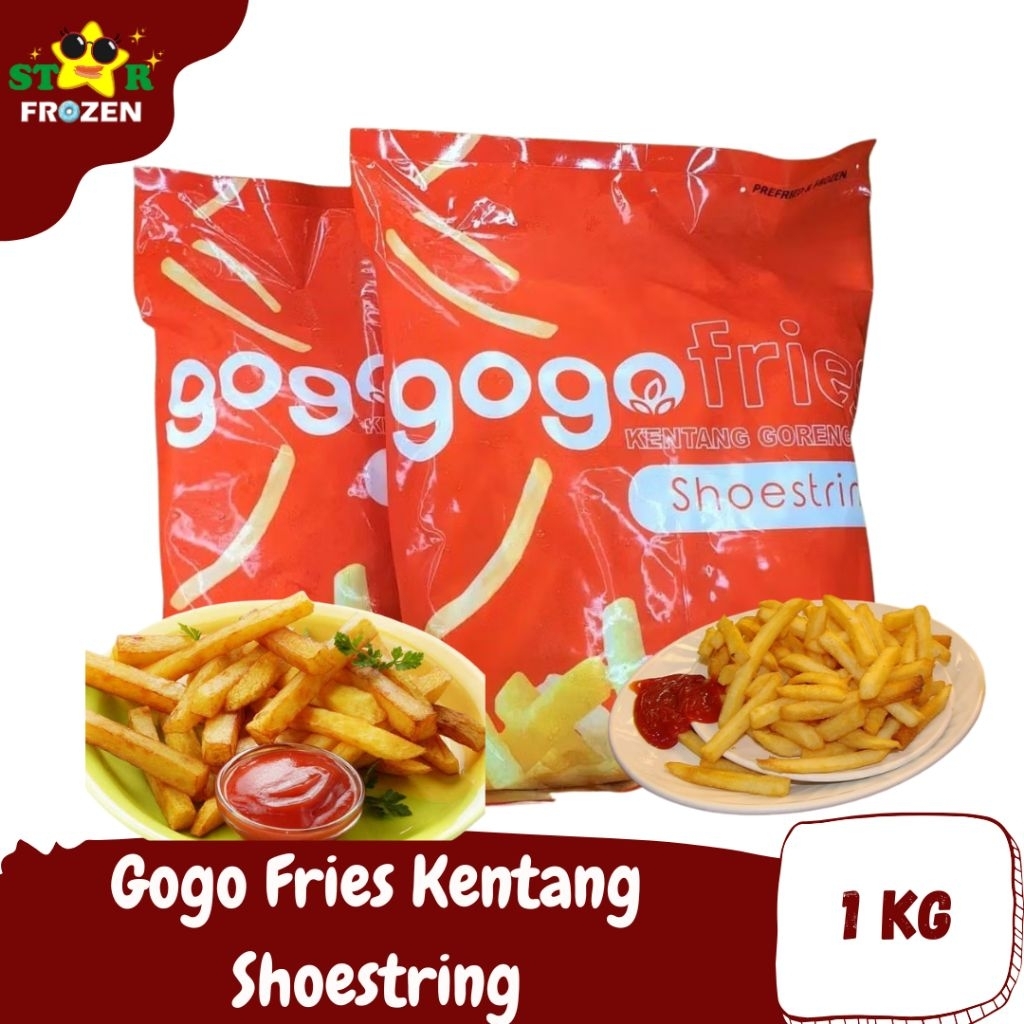 

GOGO KENTANG SHOESTRING 1KG / Fries Kentang Goreng