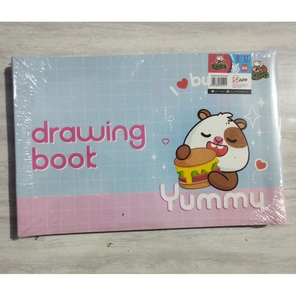 

Buku gambar A4 DODO, 8 lembar isi 10 buku gambar
