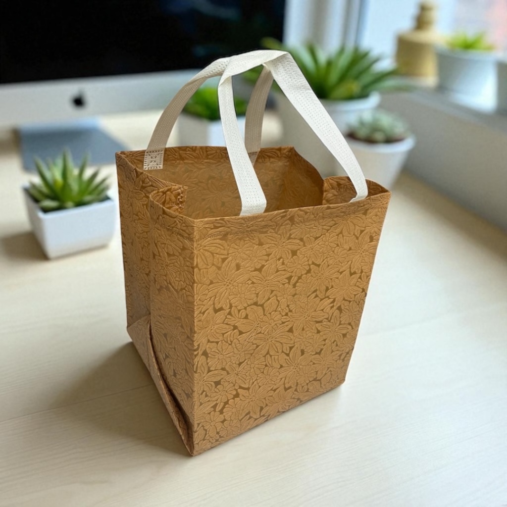 

(12 Pcs) Tas Hajatan Texture Embos Uk 22x22 cm / Untuk Box Nasi uk 20x20 (R10K)