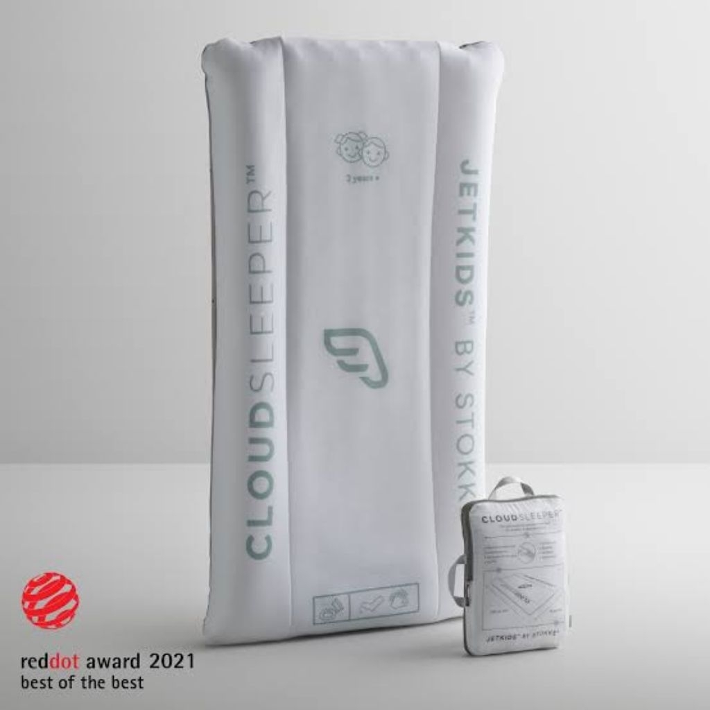 Stokke Cloudsleeper JetKids Inflatable Kids' Bed/Kasur Angin Anak Portable Ringan Cloudsleeper Prelo