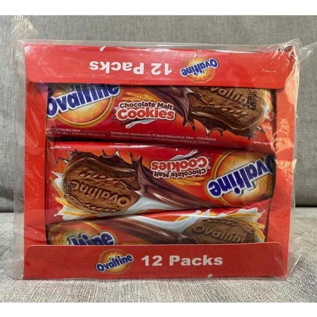 

Ovaltine Biskuit Chocolatr Malt Cookies isi 12