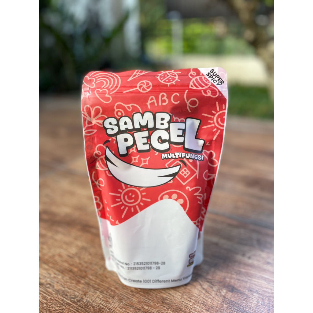 

Sambel Pecel Multifungsi level pedas
