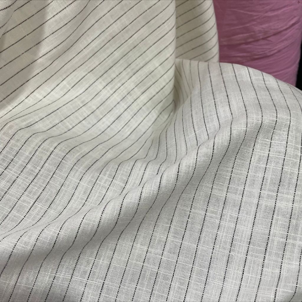 kain linen stripe/kain linen garis-garis/kain linen salur-salur