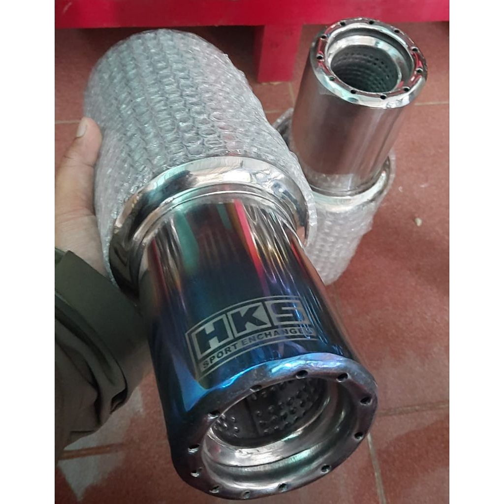 knalpot mobil HKS gronel bass adem
