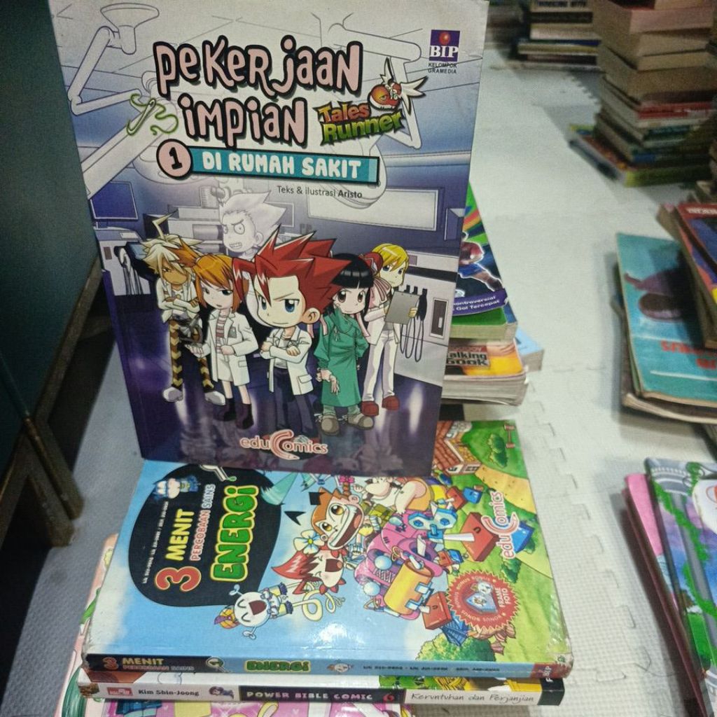 Buku Anak edu comic / holy comic / power bible Comic Original