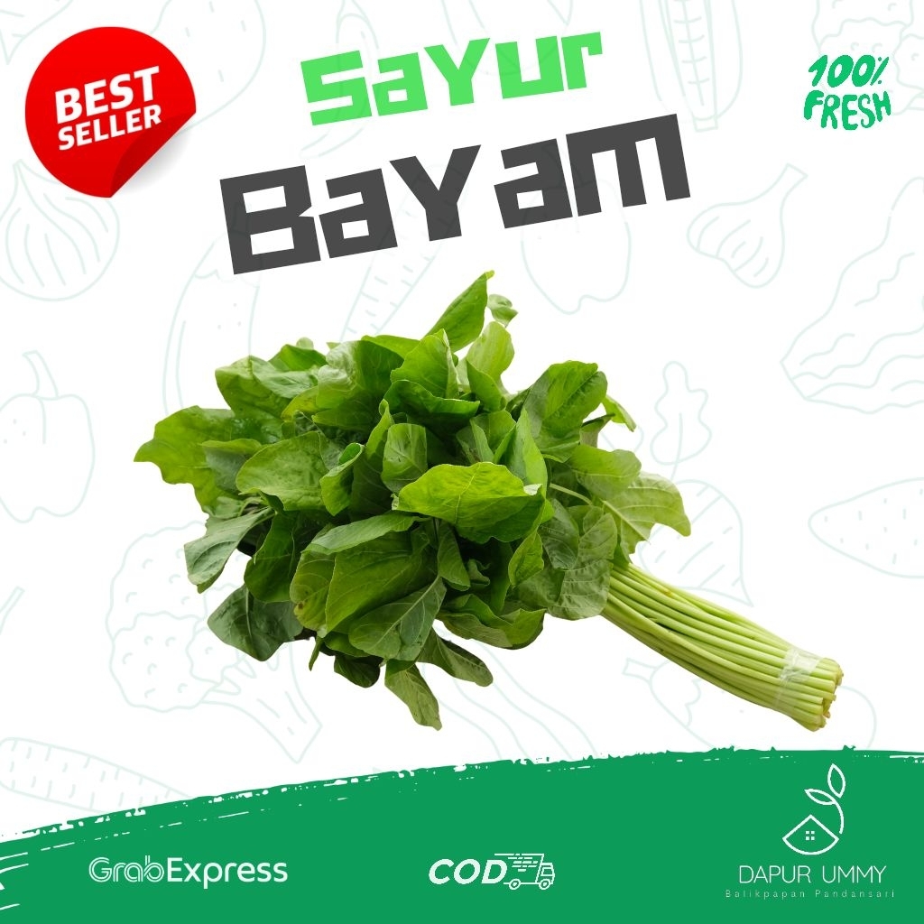 

SAYUR FRESH • Bayam 150g • Waktu pagi