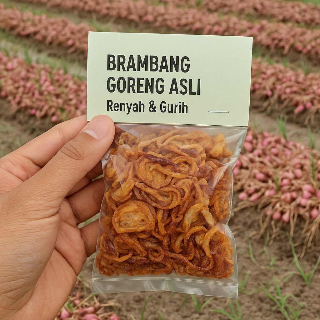 

Bawang Merah Goreng Asli Tanpa Campuran Grade A+ Homemade Kualitas Premium Berat 15 gram