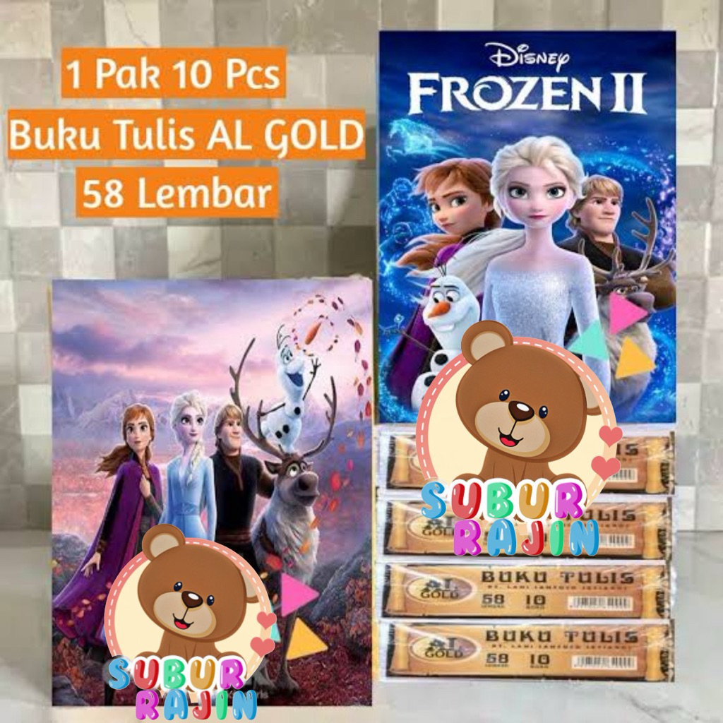 

MURAHHHHH BUKU TULIS SIDU & AL GOLD 58L & (10PC)