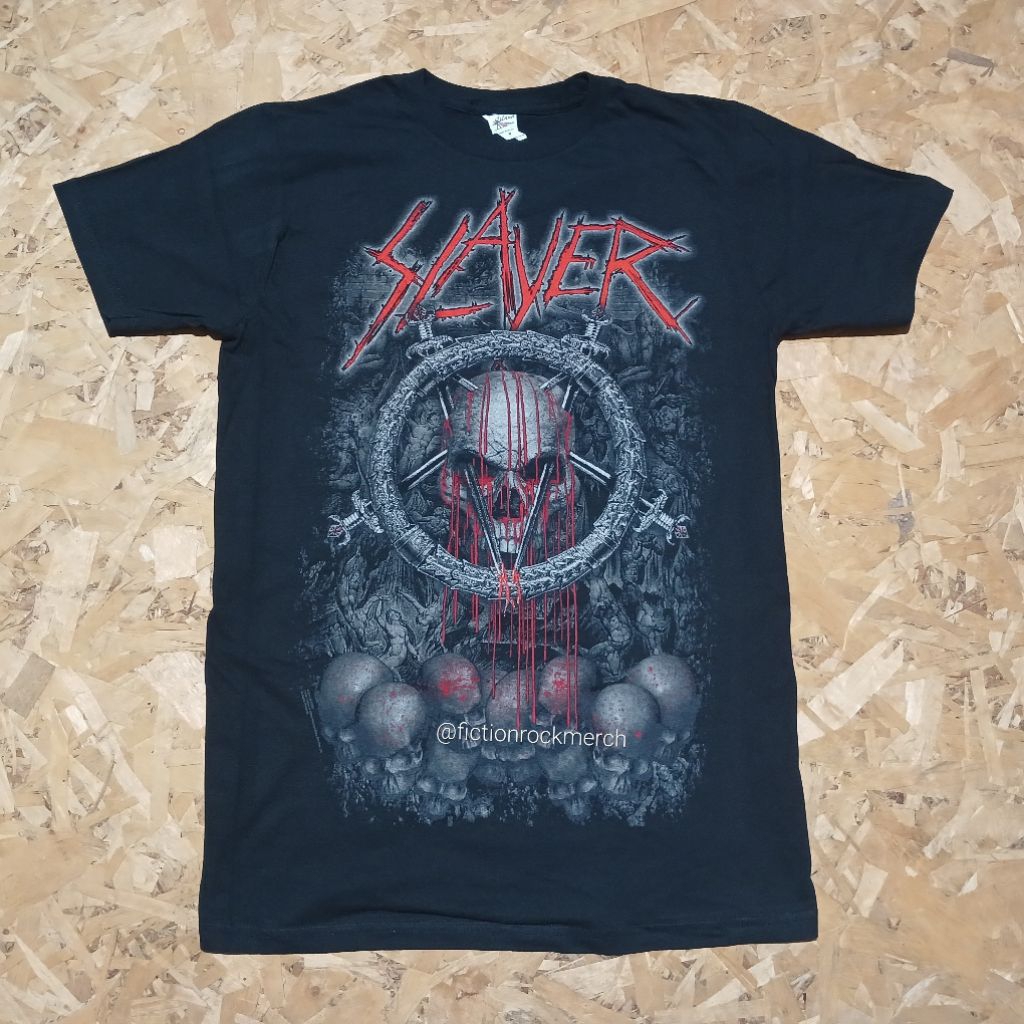Kaos Band SLAYER import original Size MEDIUM - Dripping Skull NOS 2014