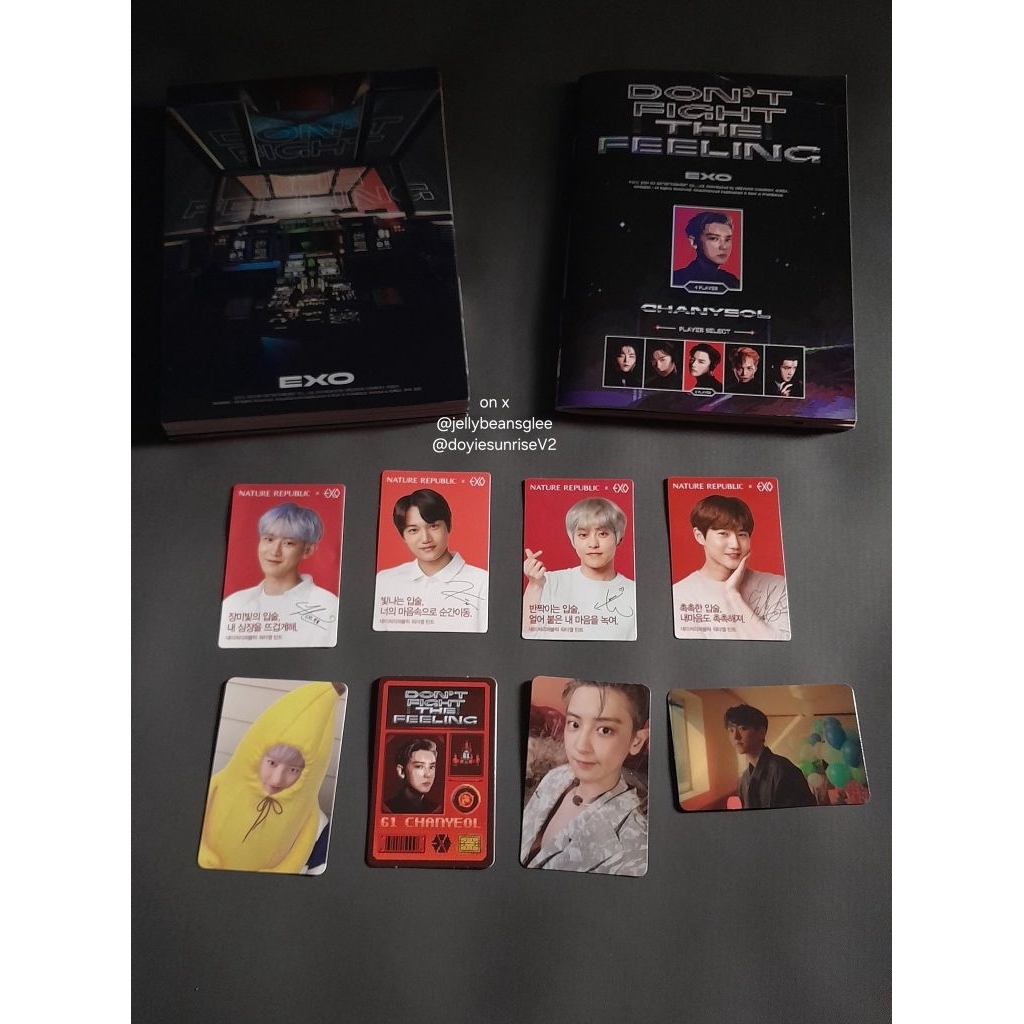 Album Only & PC Photocard EXO || chanyeol banana kai suho xiumin natrep scarlet bambi || dftf dont f