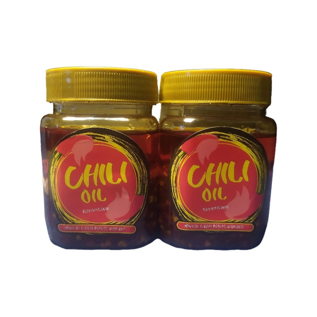 

Bundling isi 2Toples CHILI OIL PEDASS 150gr Minyak Cabe pedas
