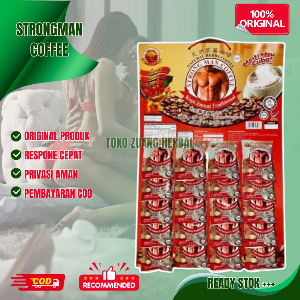 

KOPI TRADISIONAL STRONGMAN COFFEE MALAYSIA PAPAN 20 SACHET ORIGINAL