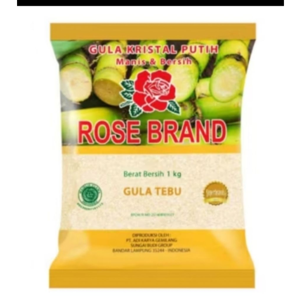 

gula pasir kuning rose brand premium 1kg