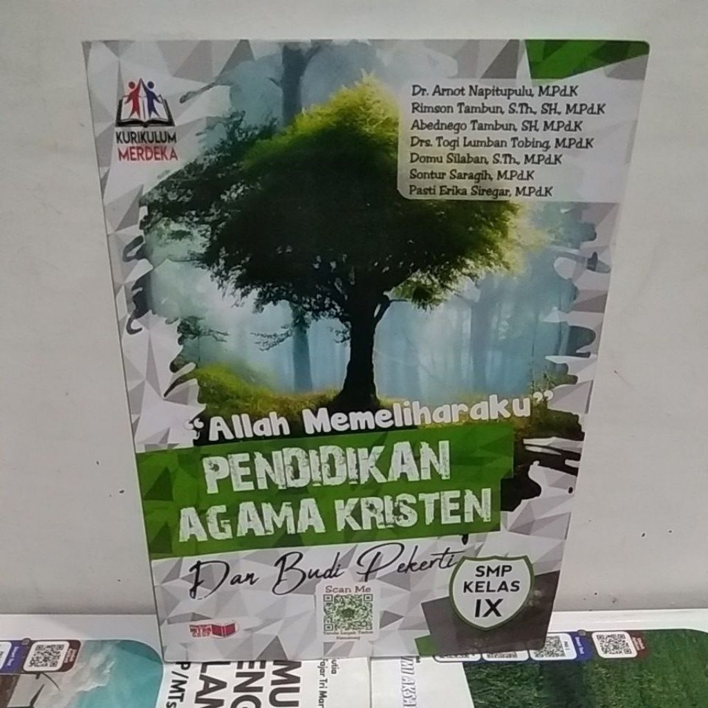 Buku pendidikan agama kristen/Allah memeliharaku kumer/kurikulum merdeka SMP kls 3-9/1X mitra