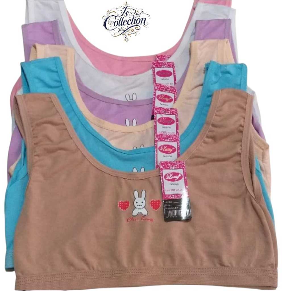 Miniset Anak Remaja Bahan Katun Pakaian Dalam Bra Bh Mini Set Wanita Pubertas Cewek