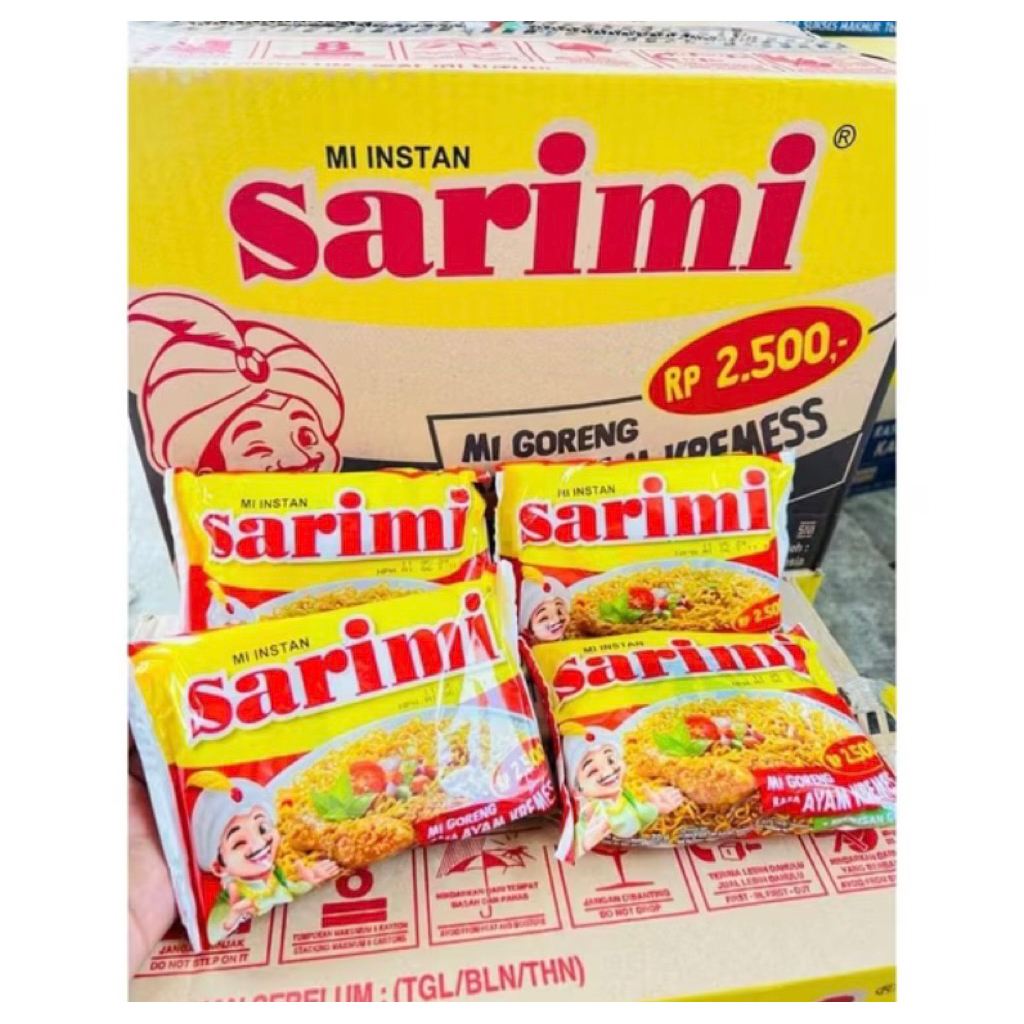 

MIE INSTAN SARIMI AYAM KREMES 1 KARTON ISI 40 BKS