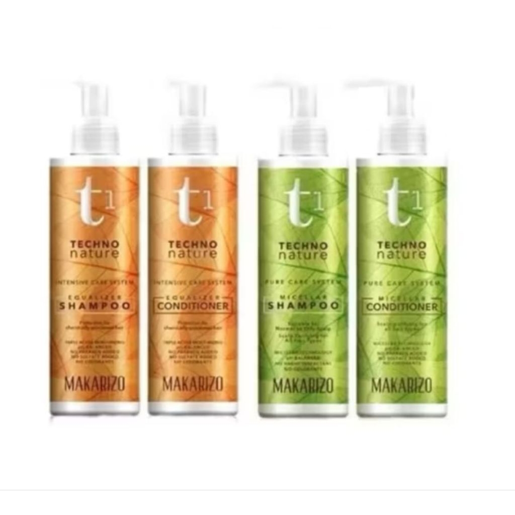 Makarizo T1 Techno Nature Equalizer Shampoo & Conditioner / Makarizo T1 Techno Nature Micellar Shamp