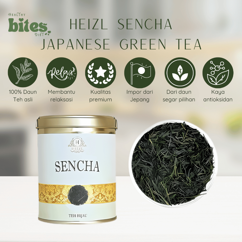 

Sencha Japanese Green Tea 60gr HEIZL Teh Hijau Jepang Dari Daun Segar Japanese Sencha Premium Tea