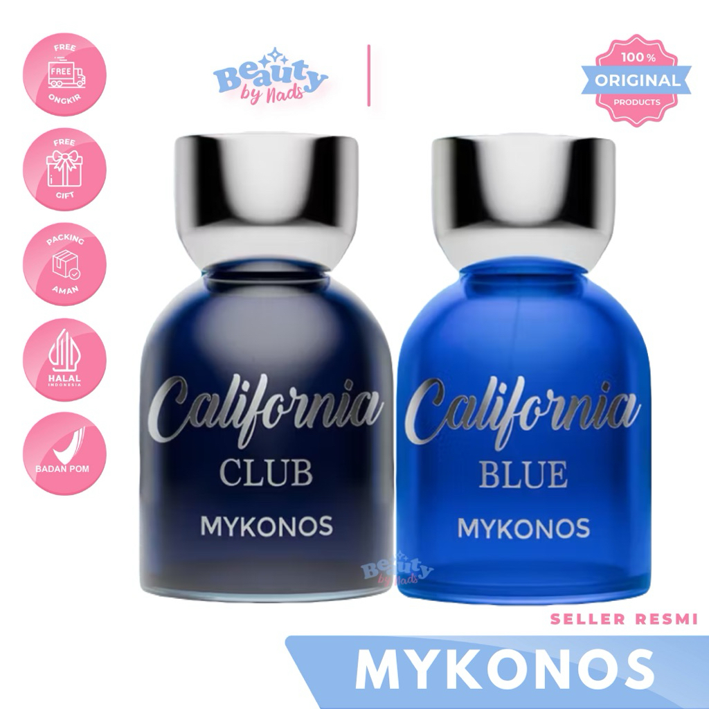 BEAUTYBY.NADS | MYKONOS CALIFORNIA EXTRAIT DE PARFUM CALIFOTNIA CLUB CALIFORNUA BLUE EDP EDT EAU DE 