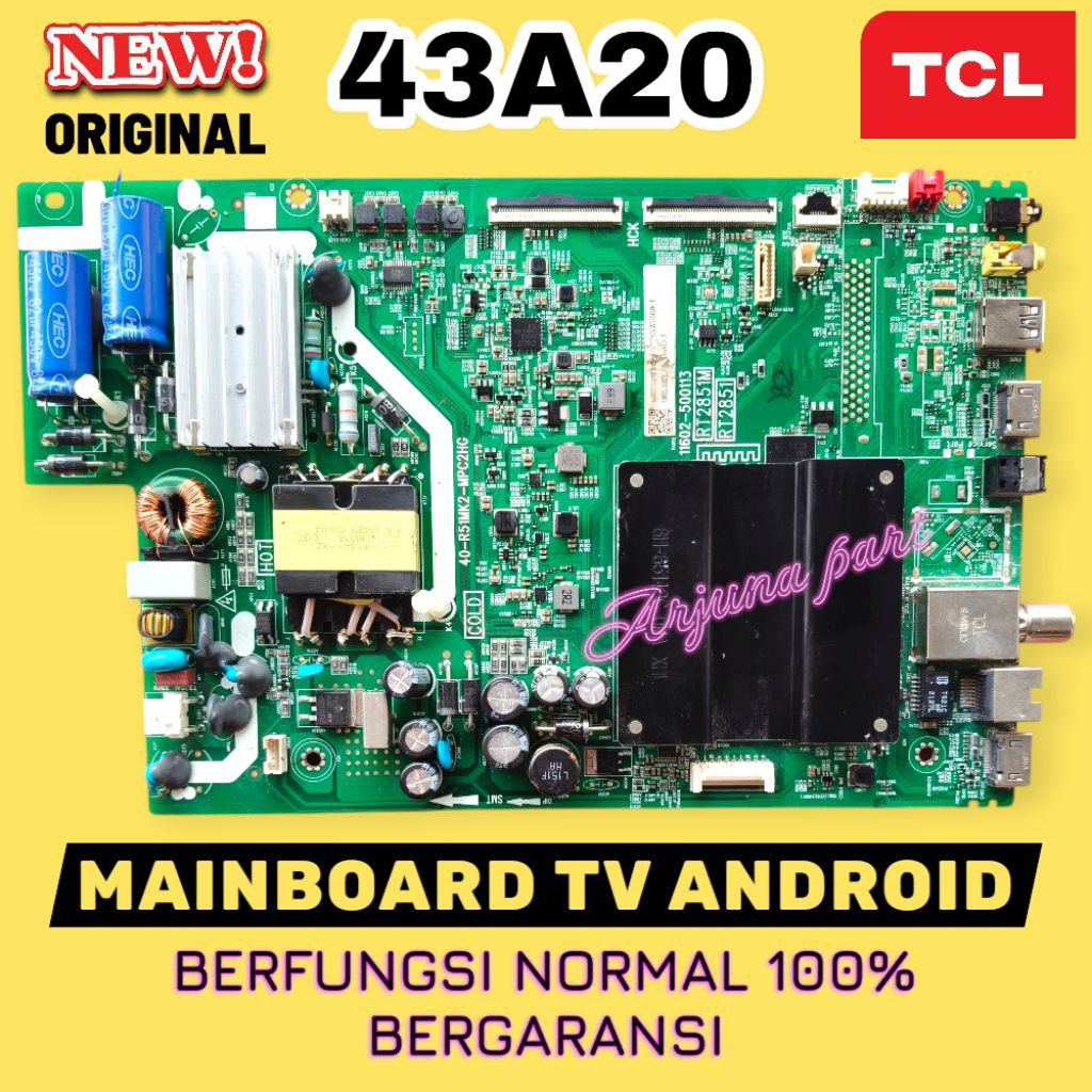 MAINBOARD TV TCL 43A20 / MB TV TCL 43A20 / MODUL TV TCL 43A20 / MESIN TV TCL 43A20 / MB TCL 43A20 / 