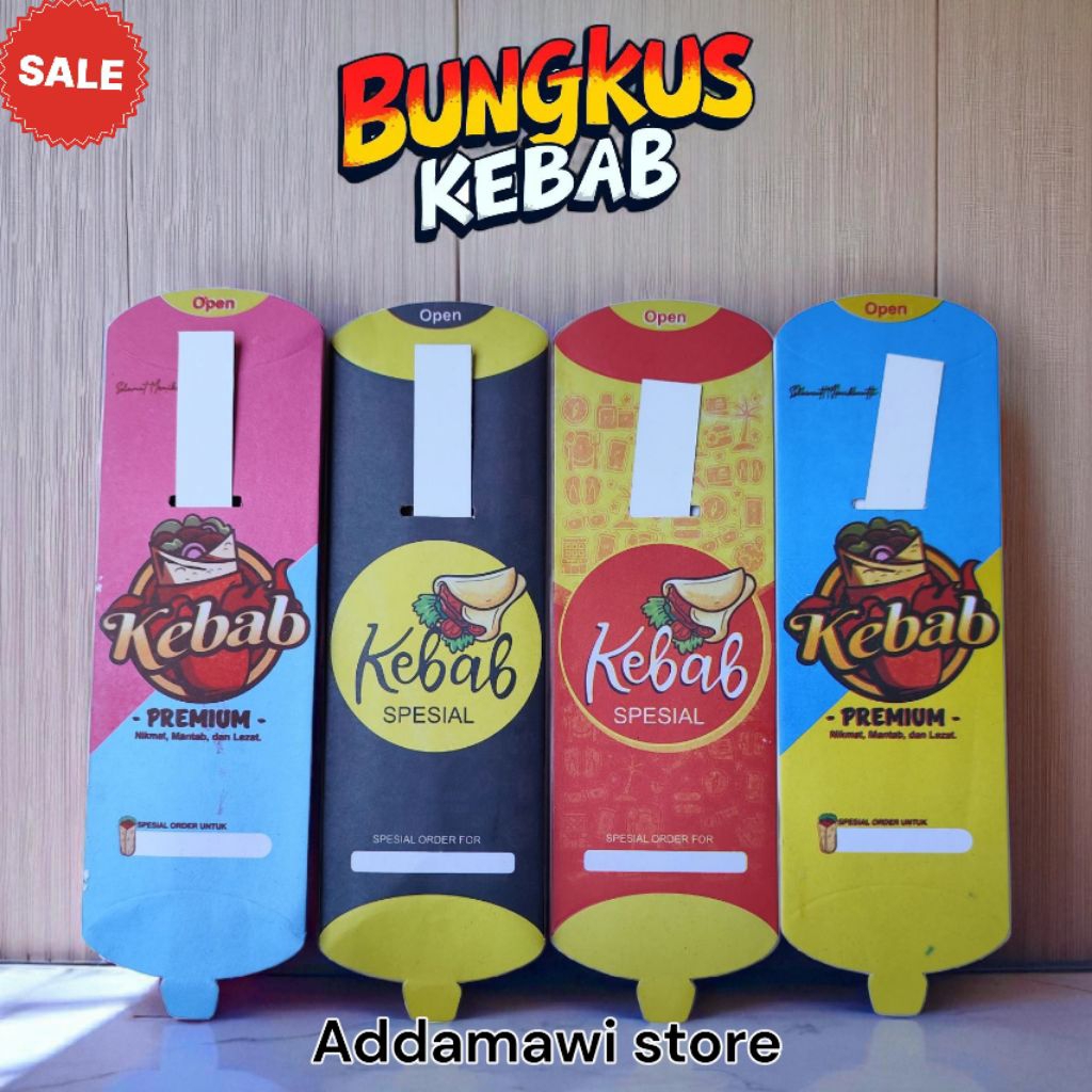 BUNGKUS KEBAB DUPLEX RJ1 | KEMASAN KEBAB DUPLEX RJ2 | BOX KEBAB DUPLEX | BUNGKUS KEBAB | KEMASAN KEB