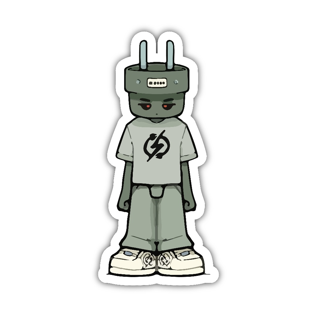 

ZV019 sticker karakter kartun anime aesthetic, stiker vinyl satuan