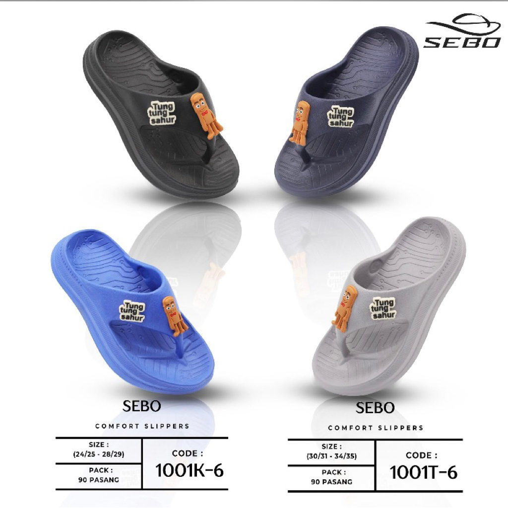 Sandal capit anak laki laki tungtungsahur terbaru - sandal karet capit anak laki laki 3-10 tahun tun