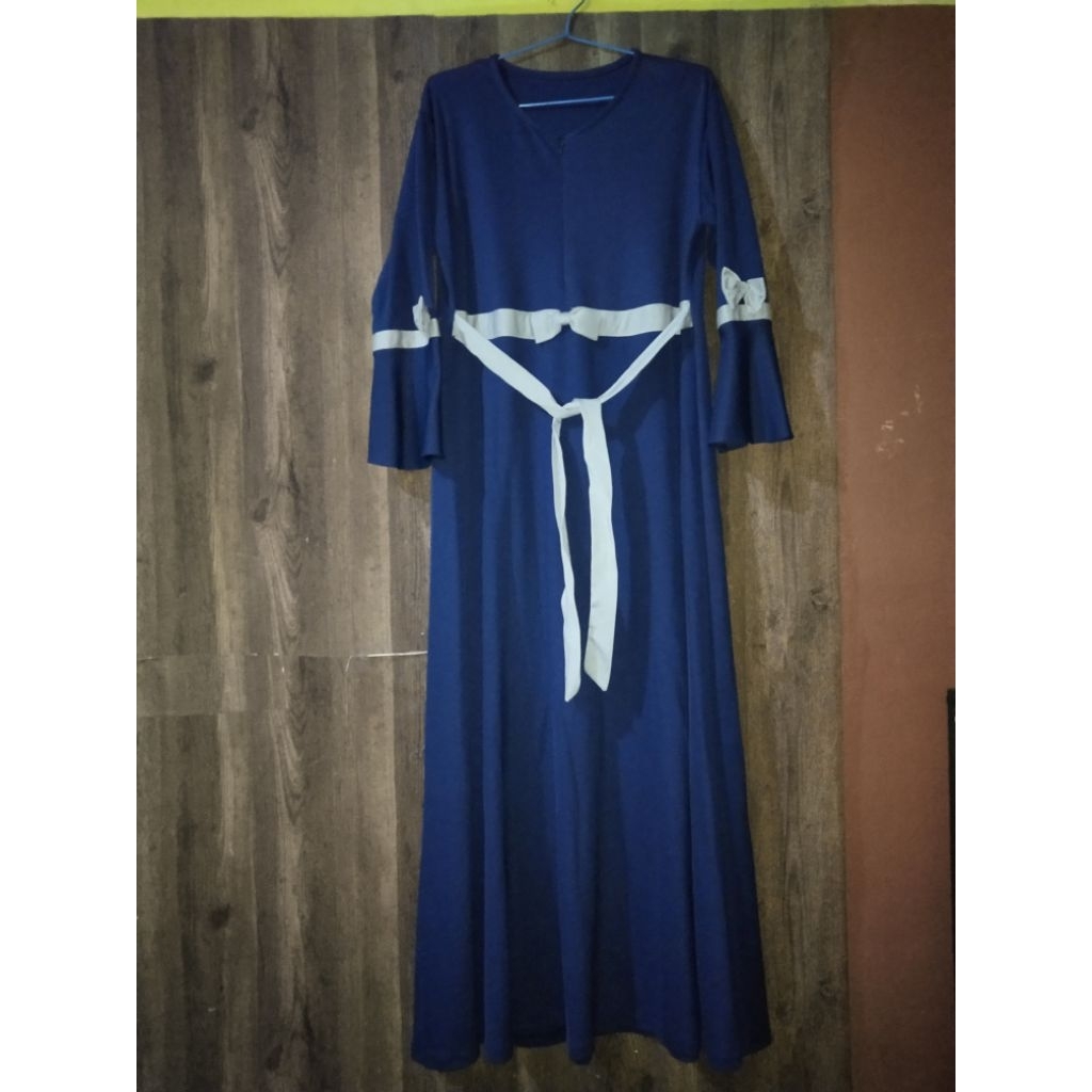 Gamis Pita tangan terompet (preloved)