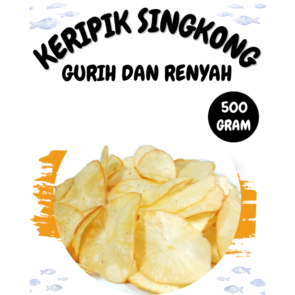 

Keripik Singkong Rasa Original Gurih Asin 500 gram