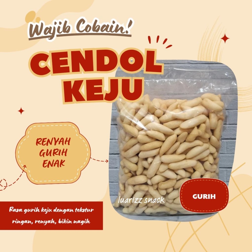 

250 gr Cendol Keju / Gabus Keju / Telur Gabus Kiloan