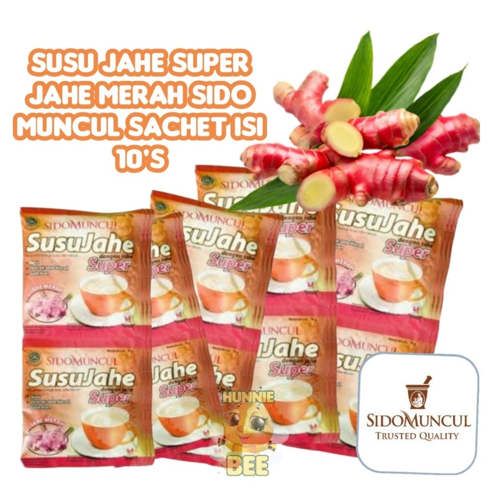 

Susu Jahe Super Jahe Merah Sido Muncul Sachet isi 10's