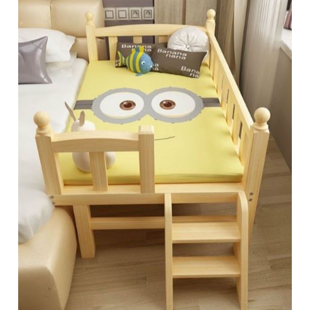 Tempat Tidur Bayi Minimalis Modern / Ranjang Bayi Kayu Jati Jepara / Tempat Tidur Bayi Box aesthetic