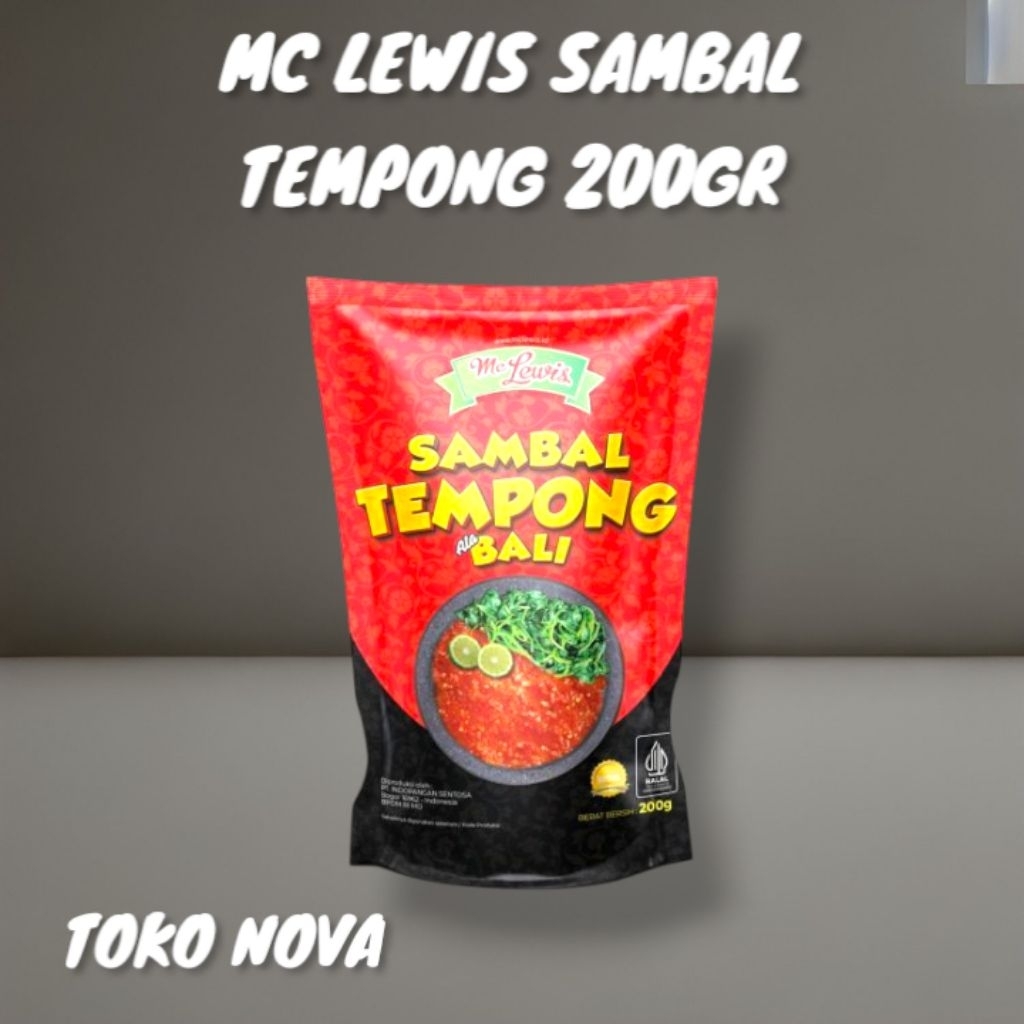 

MCLEWIS SAMBAL TEMPONG KEMASAN 200GR
