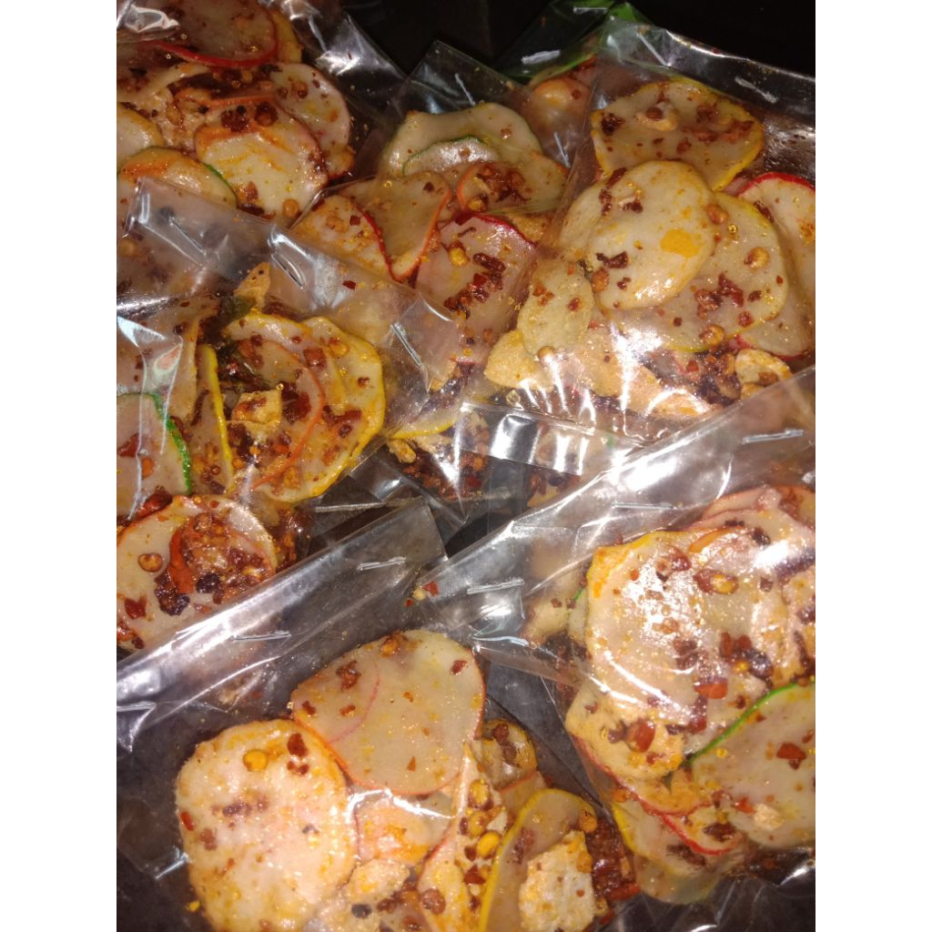 

Seblak kering pedas daun jeruk