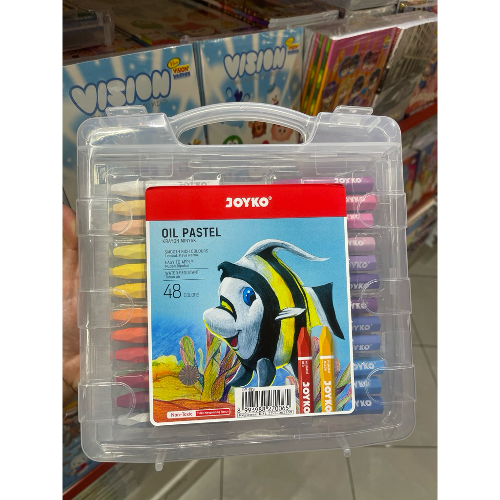 

KRAYON JOYKO 48 WARNA / KRAYON MEWARNAI 48 WARNA / OIL PASTEL