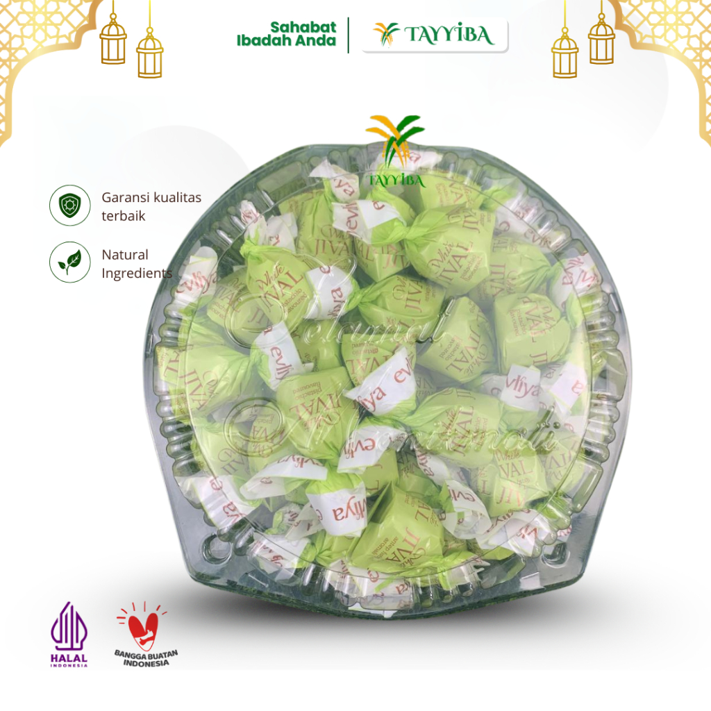 

White Chocolate Evliya | Coklat Putih Evliya | Cemilan Keluarga | Coklat oleh oleh haji dan umroh Premium Quality