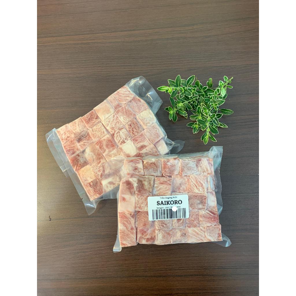 

Saikoro Beef Wagyu Meltique 250 gr