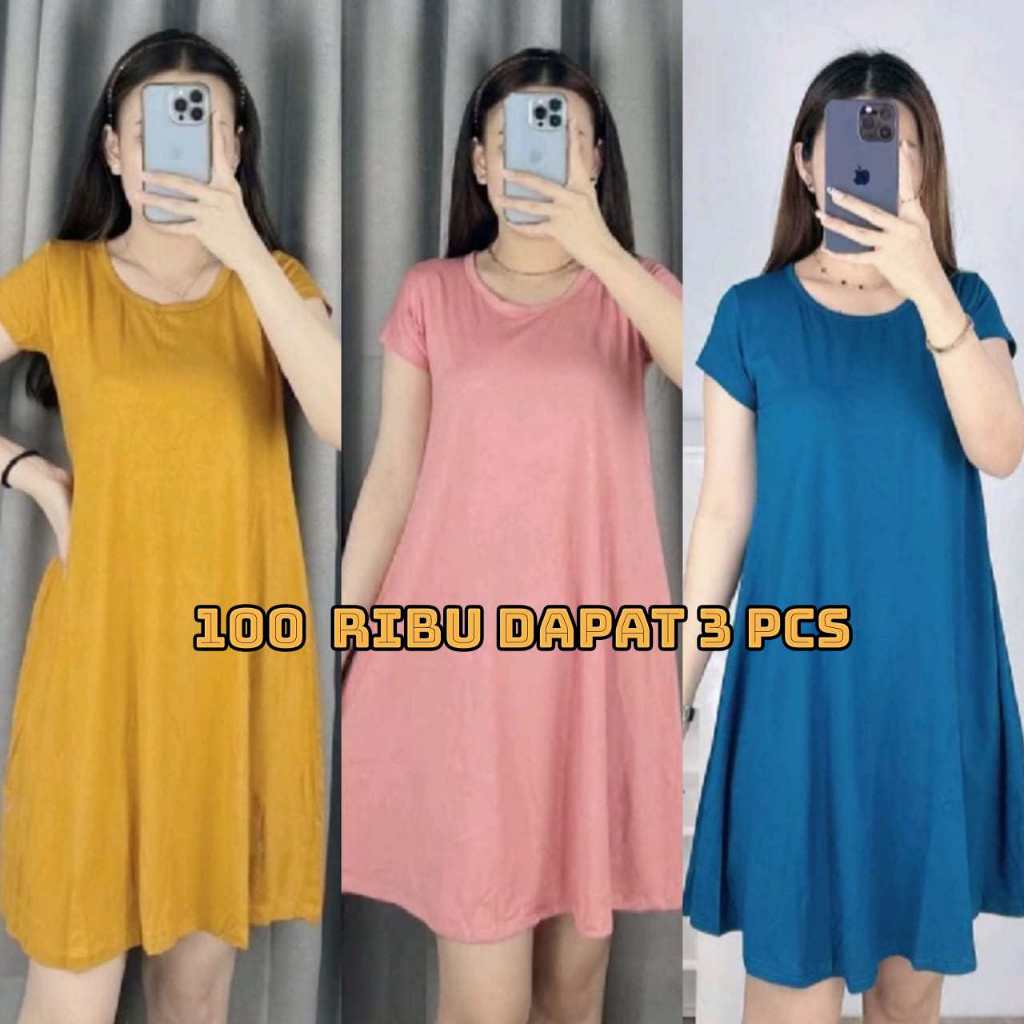 Dress Mola Swing | Daster Wanita Dewasa |  Atasan Wanita | Baju Tidur Dinas Malam
