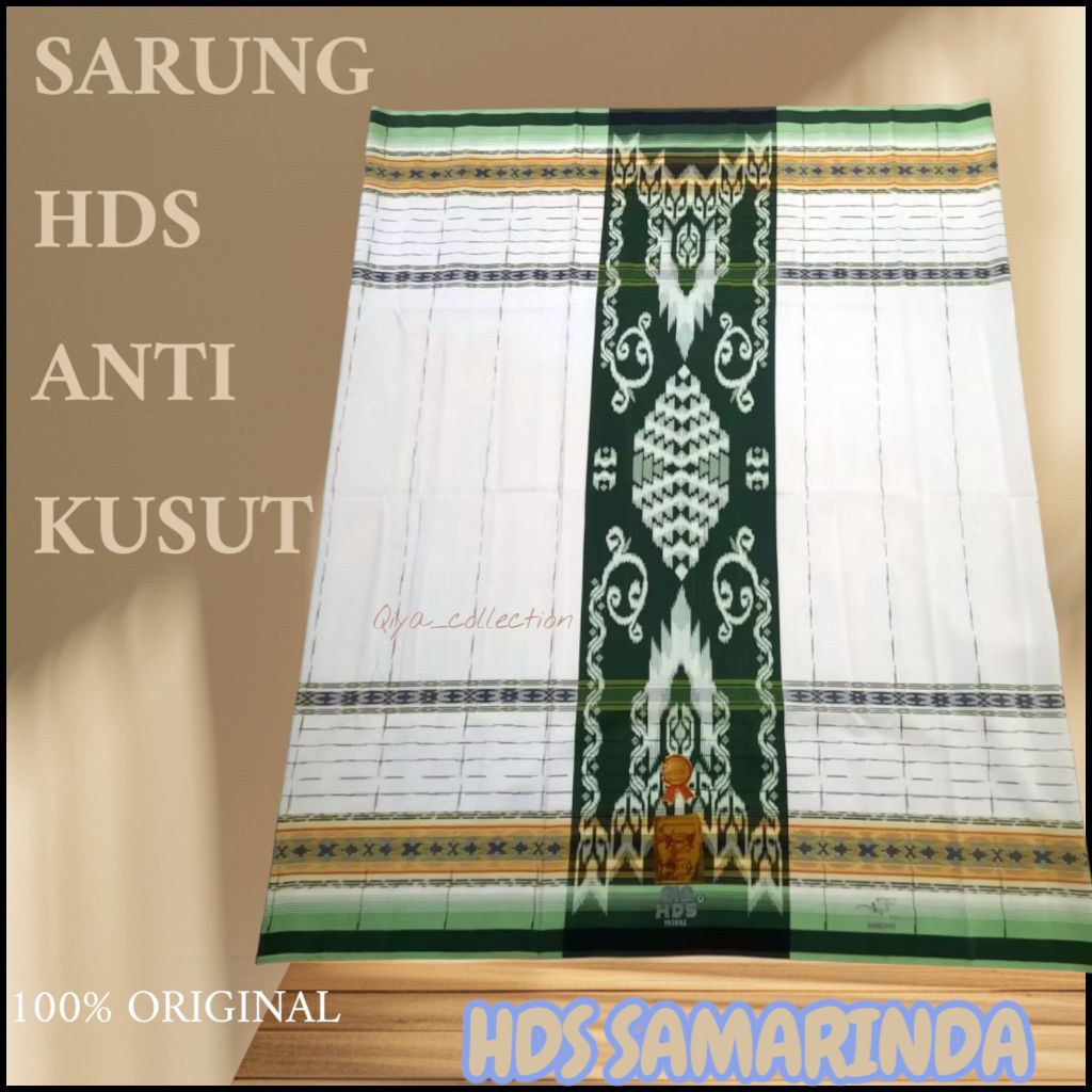 Sarung HDS Samarinda putih terbaru